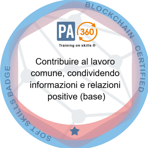 Contribuire al lavoro comune, condividendo informazioni e relazioni positive (base)